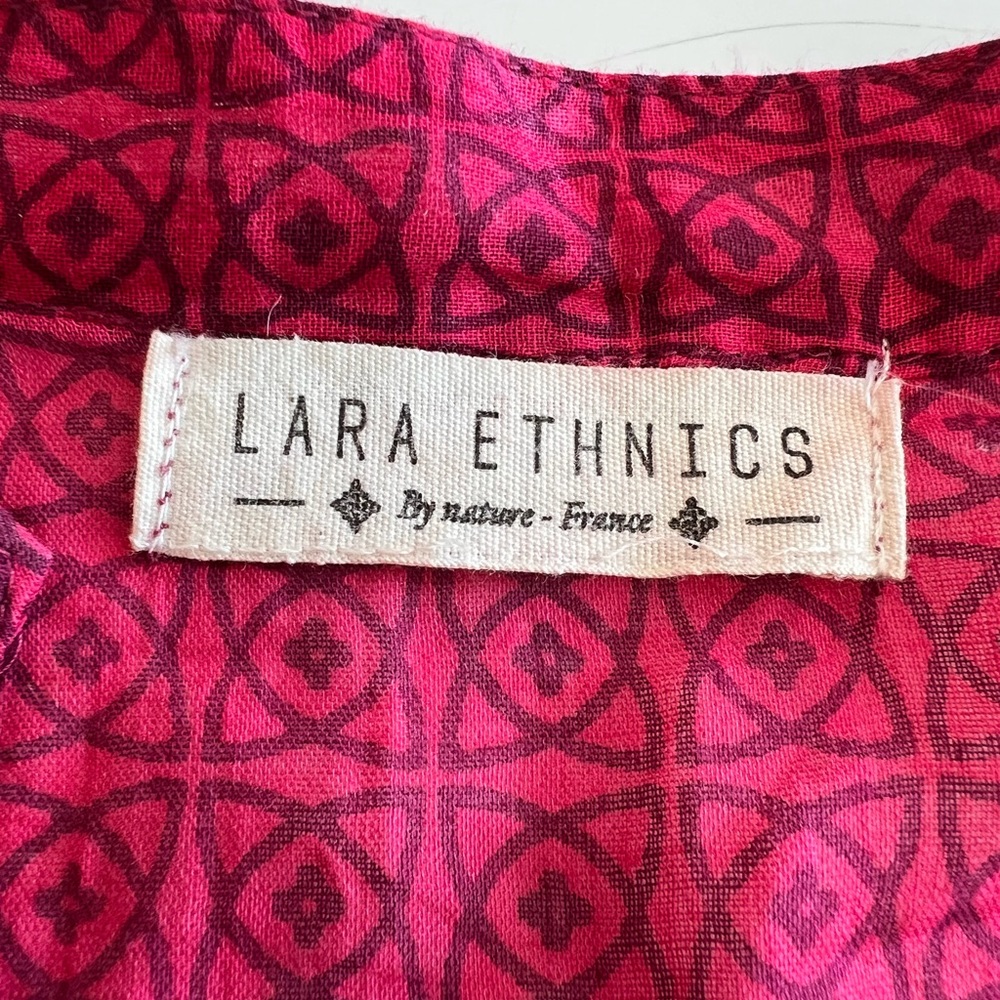 Lara Ethnics 100% cotton blouse with pockets - Picture 5 of 8